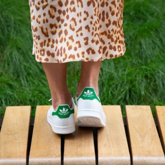 Adidas StanSmith Classic Green/White Sneaker Shoes - Picture 11 of 11
